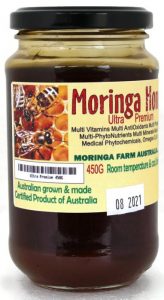 Moringa Farm Australia Ultra Premium Moringa Honey 450G